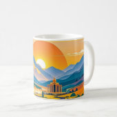 Farbenfrohe Landschaftliche Reiseabenteuer auf kur Kaffeetasse (VorderseiteRechts)