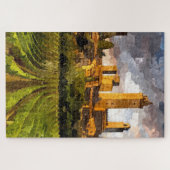 Farbenfrohe Landschaftliche Toskana Castel Casa Se Puzzle (Horizontal)