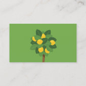 Farbenfrohe Landschaftskarte Visitenkarte (Rückseite)