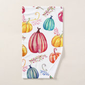 Farbenfrohe Lanterns Herbstkunst Set Handtuch (Handtuch)
