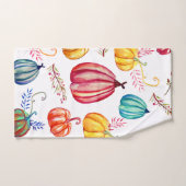 Farbenfrohe Lanterns Herbstkunst Set Handtuch (Handtuch)