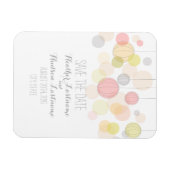 Farbenfrohe Lanterns Save the Date Magnet (Horizontal)