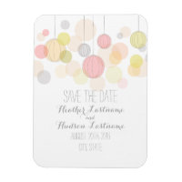 Farbenfrohe Lanterns Save the Date