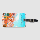 Farbenfrohe Las Palmas Gran Canaria Architektur Gepäckanhänger (Vorderseite (Horizontal))