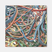 Farbenfrohe Latex Bands Magnet (Vorne)