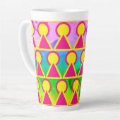 Farbenfrohe Latte-Tasse Milchtasse (Linke Ecke)