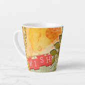 Farbenfrohe Latte-Tasse Milchtasse (Linke Ecke)