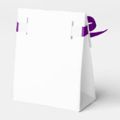 Farbenfrohe Lavendel Blume Kinderdusche Gefallen B Geschenkschachtel (Rückseite)