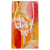 Farbenfrohe Leben Whimsical Happy Urlaub Kleine Geschenktüte (Vorderseite)