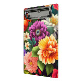 Farbenfrohe lebendige Blume Mini Klemmbrett (Gewinkelt2)
