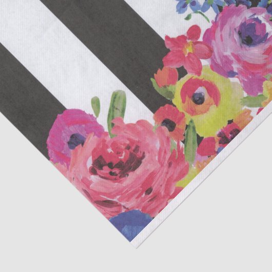 Farbenfrohe, lebendige Button Streifen Seidenpapier (Ausschnitt)