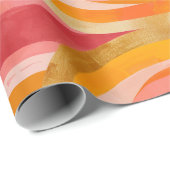 Farbenfrohe Lebensformen Weihnachtsbogen Geschenkpapier (Rolleneckpunkt)