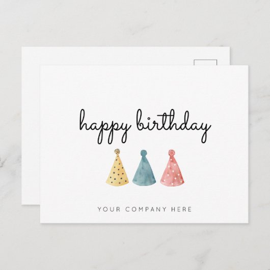 Farbenfrohe Lebensqualität Postkarte (Vorne/Hinten)