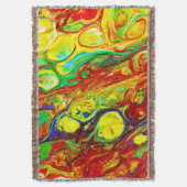 Farbenfrohe Lebensweise Decke (Vorderseite Vertikal)