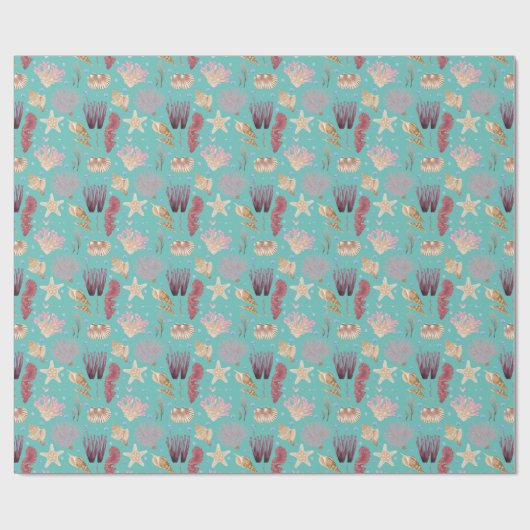 Farbenfrohe Lebensweise Geschenkpapier (Flach)