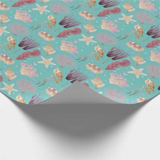 Farbenfrohe Lebensweise Geschenkpapier (Ecke)