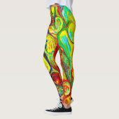 Farbenfrohe Lebensweise Leggings (Links)