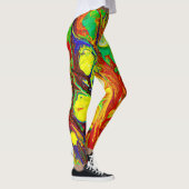 Farbenfrohe Lebensweise Leggings (Rechts)