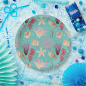 Farbenfrohe Lebensweise Pappteller (Party)