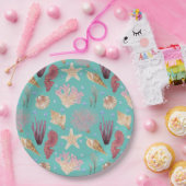 Farbenfrohe Lebensweise Pappteller (Party)