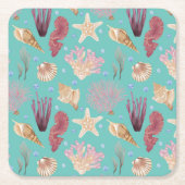 Farbenfrohe Lebensweise Rechteckiger Pappuntersetzer (Vorderseite)