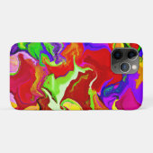 Farbenfrohe, lebhafte Abstraktionsmuster Case-Mate iPhone Hülle (Rückseite (Horizontal))