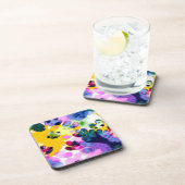 Farbenfrohe, lebhafte Gestaltung Getränkeuntersetzer (Rechte Seite)