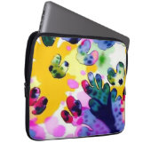Farbenfrohe, lebhafte Gestaltung Laptopschutzhülle (Vorne Rechts)