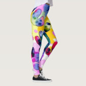 Farbenfrohe, lebhafte Gestaltung Leggings (Rechts)
