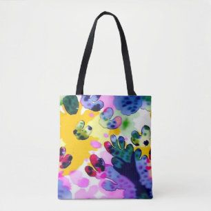 Farbenfrohe, lebhafte Gestaltung Tasche