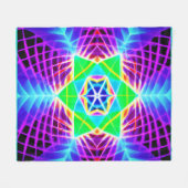 Farbenfrohe, lebhafte Muster Fleecedecke (Vorderseite (Horizontal))