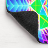 Farbenfrohe, lebhafte Muster Mousepad (Ecke)