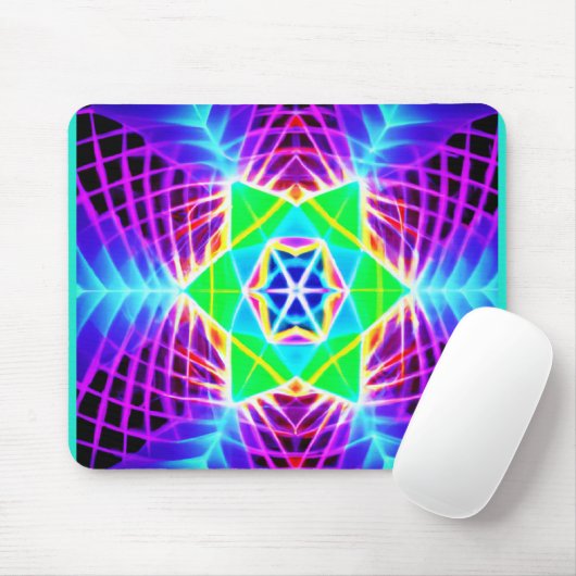 Farbenfrohe, lebhafte Muster Mousepad (Mit Mouse)