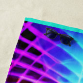 Farbenfrohe, lebhafte Muster Strandtuch (Beispiel)