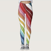farbenfrohe Leggings (Vorderseite)