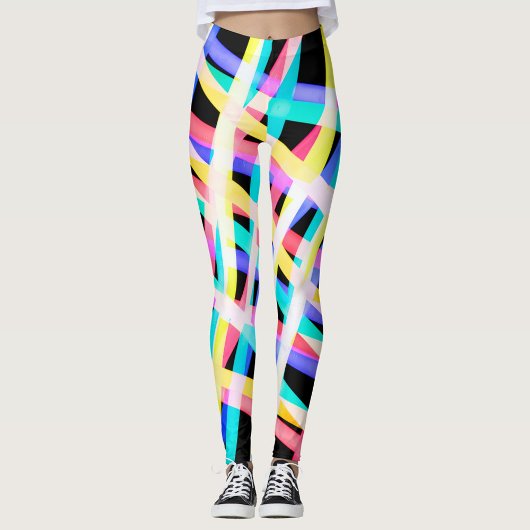 Farbenfrohe Leggings