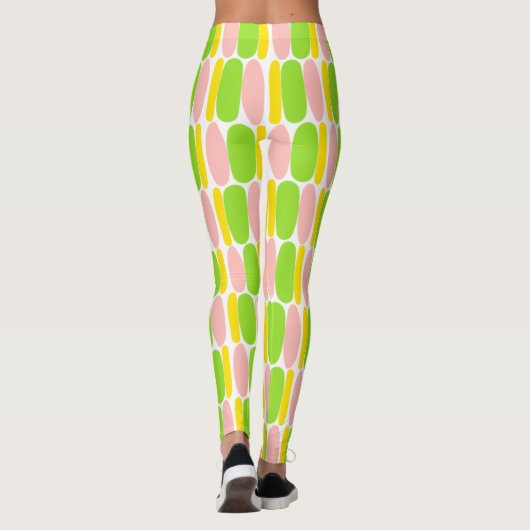 Farbenfrohe Leggings (Rückseite)