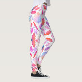 Farbenfrohe Leggings mit einem lebendigen Muster i (Rechts)