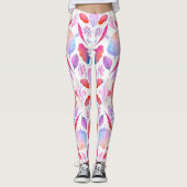 Farbenfrohe Leggings mit einem lebendigen Muster i (Vorderseite)