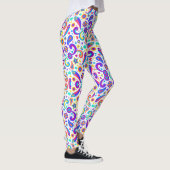 Farbenfrohe Leggings mit einem lebendigen Paisleym (Rechts)