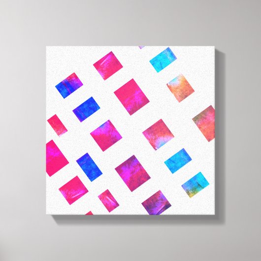 farbenfrohe Leinwand moderne abstrakte Kunst (Vorderseite)