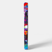 Farbenfrohe Leinwand Paint Spritzer Case-Mate iPhone Hülle (Rückseite / Links)