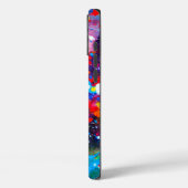 Farbenfrohe Leinwand Paint Spritzer Case-Mate iPhone Hülle (Rückseite / Links)