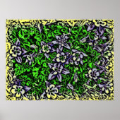 Farbenfrohe Leinwand Poster (Vorne)