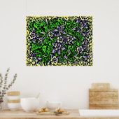 Farbenfrohe Leinwand Poster (Küche)