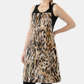 Farbenfrohe Leopard Meter Textile Muster Schürze (InSitu)