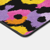 Farbenfrohe Leopard Muster y2k Retro Chic Ästhetik Schreibtischunterlage (Ecke)