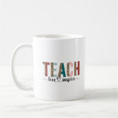 Farbenfrohe Leopard-Teachzettel Kaffeetasse (Links)