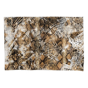 Farbenfrohe Leopard Zebra Camouflage Muster Kissenbezug