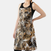 Farbenfrohe Leopard Zebra Camouflage Muster Schürze (InSitu)